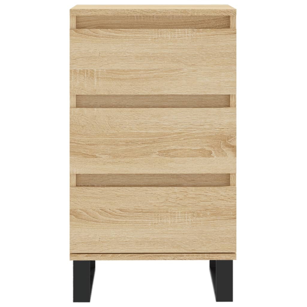 VidaXL Dressoir 40x35x70 cm bewerkt hout sonoma eikenkleurig
