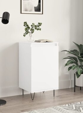 VidaXL Dressoir 40x35x70 cm bewerkt hout wit