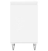 VidaXL Dressoir 40x35x70 cm bewerkt hout wit