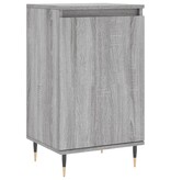 VidaXL Dressoir 40x35x70 cm bewerkt hout grijs sonoma