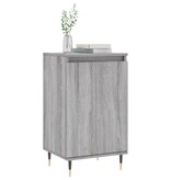 VidaXL Dressoir 40x35x70 cm bewerkt hout grijs sonoma