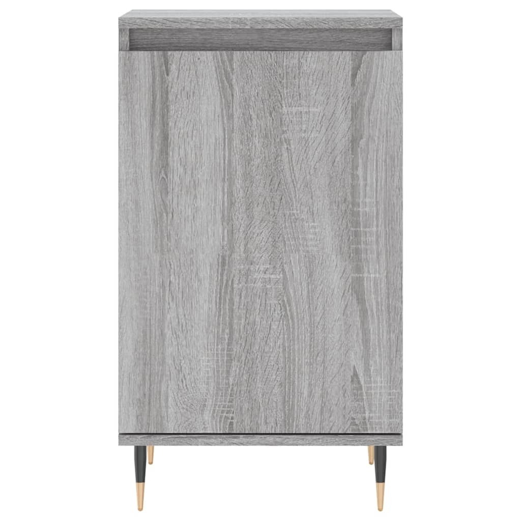 VidaXL Dressoir 40x35x70 cm bewerkt hout grijs sonoma