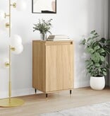 VidaXL Dressoir 40x35x70 cm bewerkt hout sonoma eikenkleurig