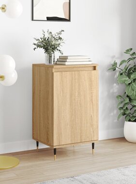 VidaXL Dressoir 40x35x70 cm bewerkt hout sonoma eikenkleurig