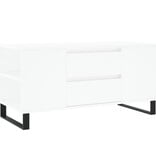 VidaXL Salontafel 102x44,5x50 cm bewerkt hout wit