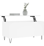 VidaXL Salontafel 90x44,5x45 cm bewerkt hout wit