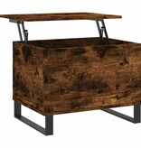 VidaXL Salontafel 60x44,5x45 cm bewerkt hout gerookt eikenkleurig