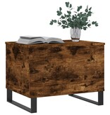 VidaXL Salontafel 60x44,5x45 cm bewerkt hout gerookt eikenkleurig
