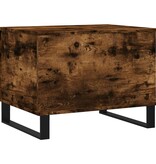 VidaXL Salontafel 60x44,5x45 cm bewerkt hout gerookt eikenkleurig