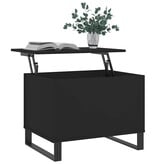 VidaXL Salontafel 60x44,5x45 cm bewerkt hout zwart