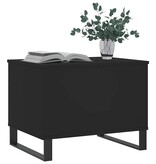 VidaXL Salontafel 60x44,5x45 cm bewerkt hout zwart