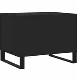 VidaXL Salontafel 60x44,5x45 cm bewerkt hout zwart