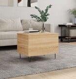 VidaXL Salontafel 60x44,5x45 cm bewerkt hout sonoma eikenkleurig