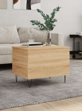 VidaXL Salontafel 60x44,5x45 cm bewerkt hout sonoma eikenkleurig