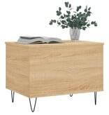 VidaXL Salontafel 60x44,5x45 cm bewerkt hout sonoma eikenkleurig