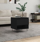 VidaXL Salontafel 50x46x50 cm bewerkt hout zwart