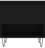 VidaXL Salontafel 50x46x50 cm bewerkt hout zwart