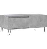 VidaXL Salontafel 90x50x36,5 cm bewerkt hout betongrijs