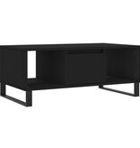 VidaXL Salontafel 90x50x36,5 cm bewerkt hout zwart