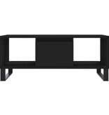 VidaXL Salontafel 90x50x36,5 cm bewerkt hout zwart