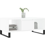 VidaXL Salontafel 90x50x36,5 cm bewerkt hout wit
