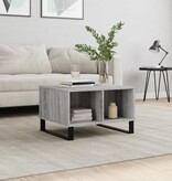 VidaXL Salontafel 60x50x36,5 cm bewerkt hout grijs