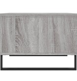 VidaXL Salontafel 60x50x36,5 cm bewerkt hout grijs
