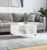 VidaXL Salontafel 60x50x36,5 cm bewerkt hout wit