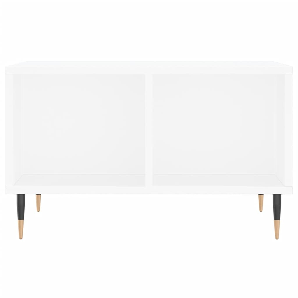 VidaXL Salontafel 60x50x36,5 cm bewerkt hout wit