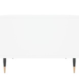 VidaXL Salontafel 60x50x36,5 cm bewerkt hout wit