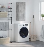 VidaXL Wandkast 34,5x34x90 cm bewerkt hout betongrijs