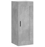 VidaXL Wandkast 34,5x34x90 cm bewerkt hout betongrijs