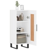 VidaXL Dressoir 34,5x34x90 cm bewerkt hout wit