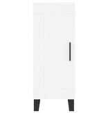 VidaXL Dressoir 34,5x34x90 cm bewerkt hout wit