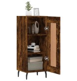 VidaXL Dressoir 34,5x34x90 cm bewerkt hout gerookt eiken