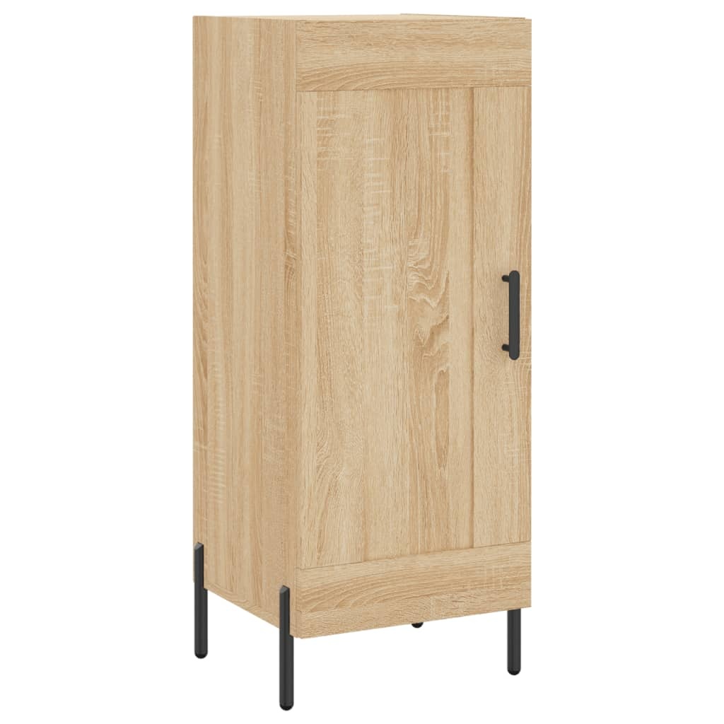 VidaXL Dressoir 34,5x34x90 cm bewerkt hout sonoma eiken