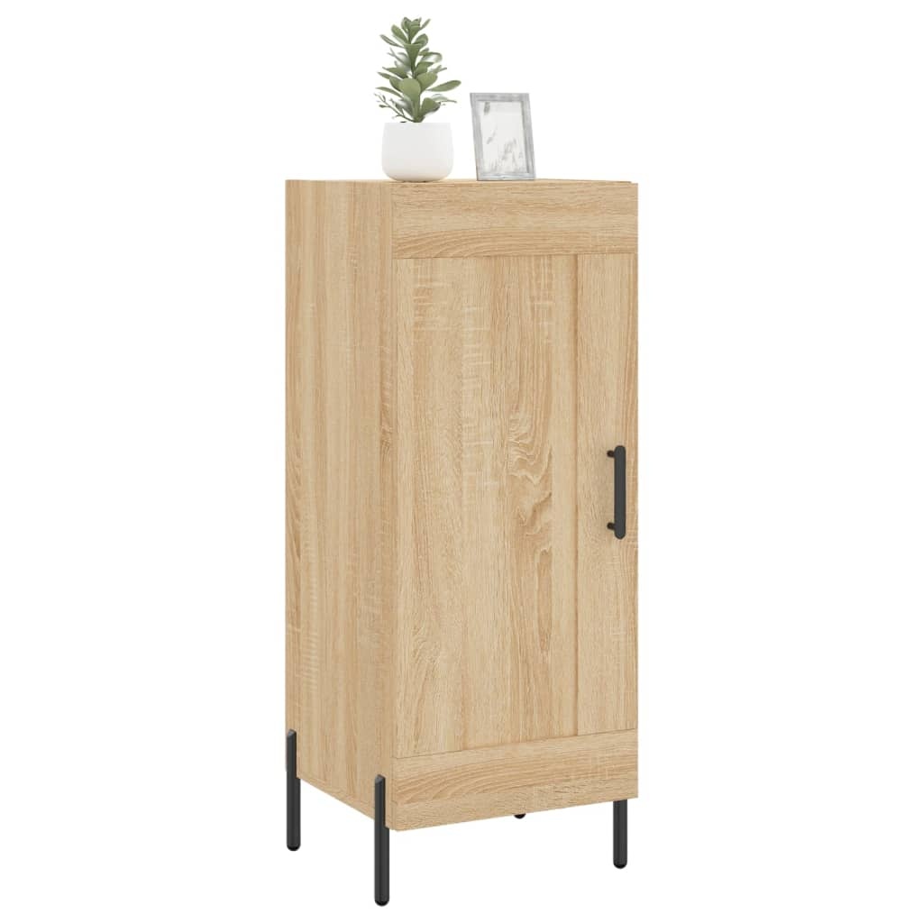 VidaXL Dressoir 34,5x34x90 cm bewerkt hout sonoma eiken