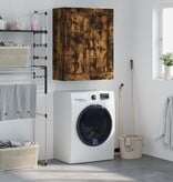 VidaXL Wandkast 69,5x34x90 cm bewerkt hout gerookt eikenkleurig