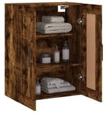 VidaXL Wandkast 69,5x34x90 cm bewerkt hout gerookt eikenkleurig