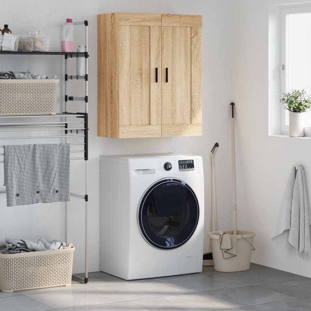 VidaXL Wandkast 69,5x34x90 cm bewerkt hout sonoma eikenkleurig