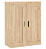 VidaXL Wandkast 69,5x34x90 cm bewerkt hout sonoma eikenkleurig
