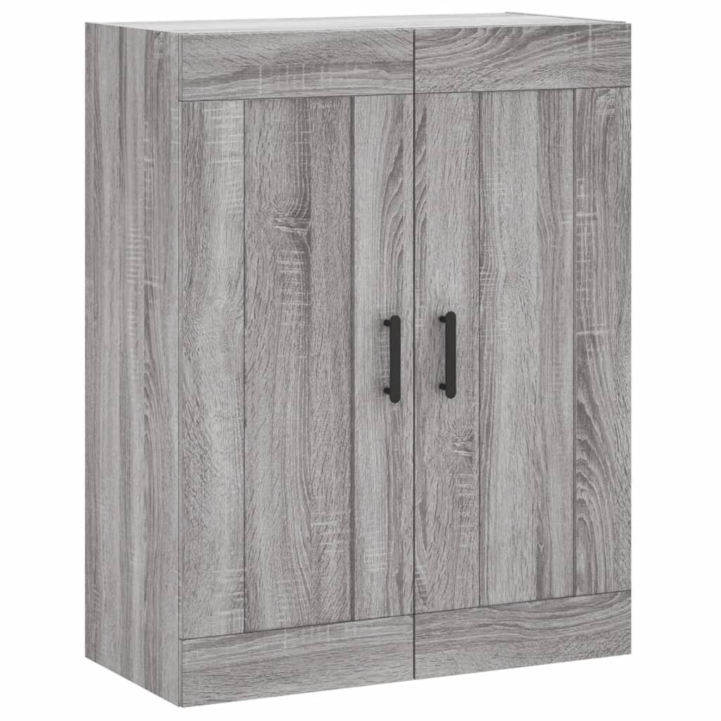 VidaXL Wandkast 69,5x34x90 cm bewerkt hout grijs sonoma eikenkleurig