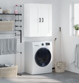 VidaXL Wandkast 69,5x34x90 cm bewerkt hout wit