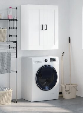 VidaXL Wandkast 69,5x34x90 cm bewerkt hout wit