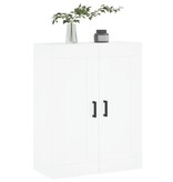 VidaXL Wandkast 69,5x34x90 cm bewerkt hout wit