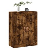VidaXL Wandkast 69,5x34x90 cm bewerkt hout gerookt eikenkleurig