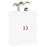 VidaXL Wandkast 69,5x34x90 cm bewerkt hout wit