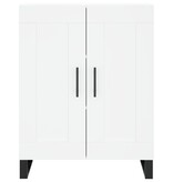 VidaXL Dressoir 69,5x34x90 cm bewerkt hout wit