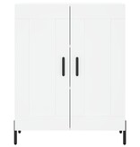 VidaXL Dressoir 69,5x34x90 cm bewerkt hout wit