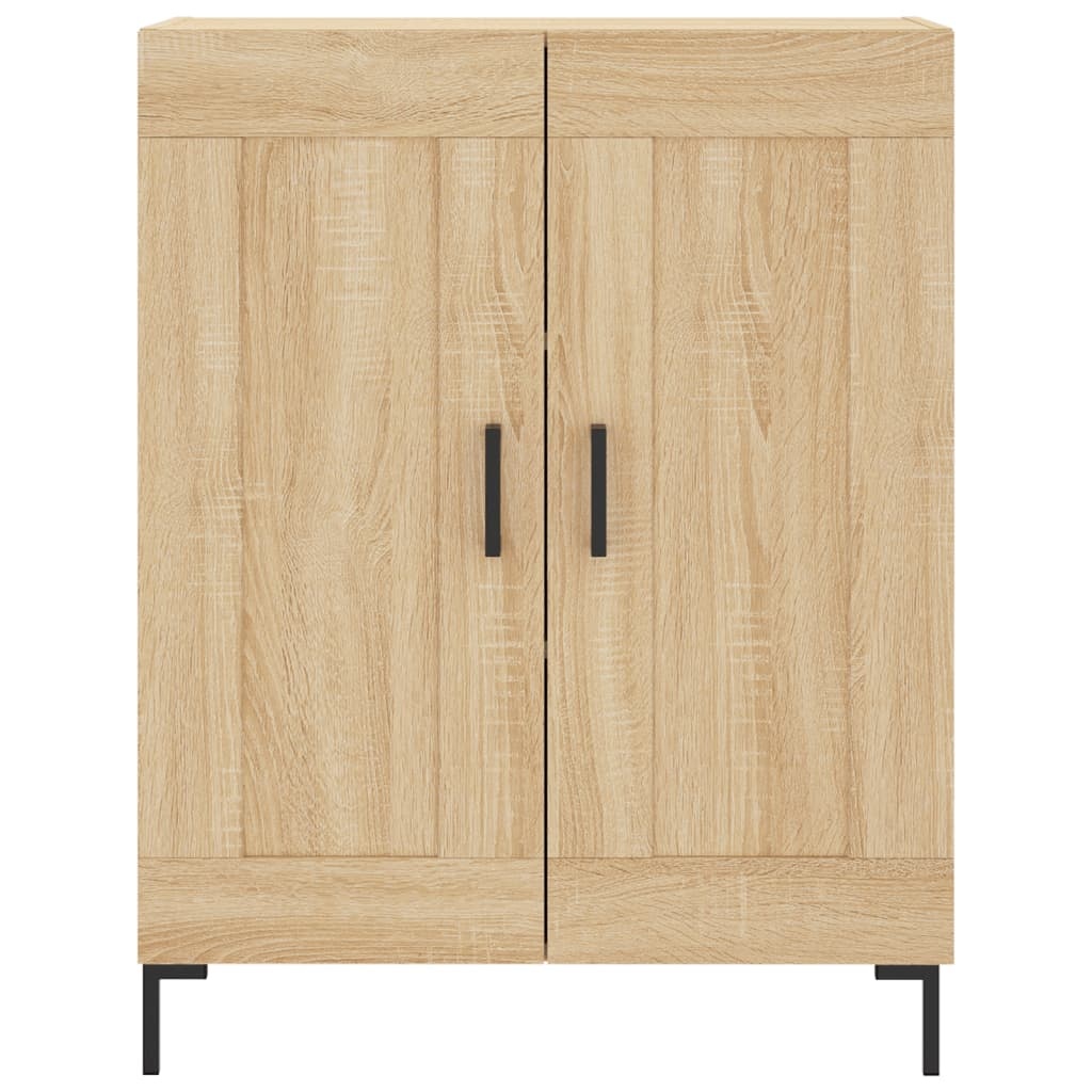 VidaXL Dressoir 69,5x34x90 cm bewerkt hout sonoma eikenkleurig